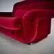 Two-seater canapé, rare from the 1970s, Italy.