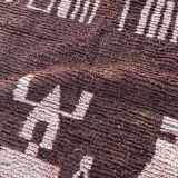 Moroccan Berber rug, Bohemian Boujad in wool.
