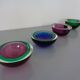 Sommerso Murano Glass Bowls by Flavio Poli, 1960s, Set of 4