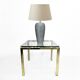1970s Brass And Chrome Side Tables Renato Zevi Glass