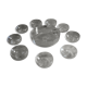 Saladier + 8 coupes en cristal