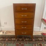 1950s oak chiffonier