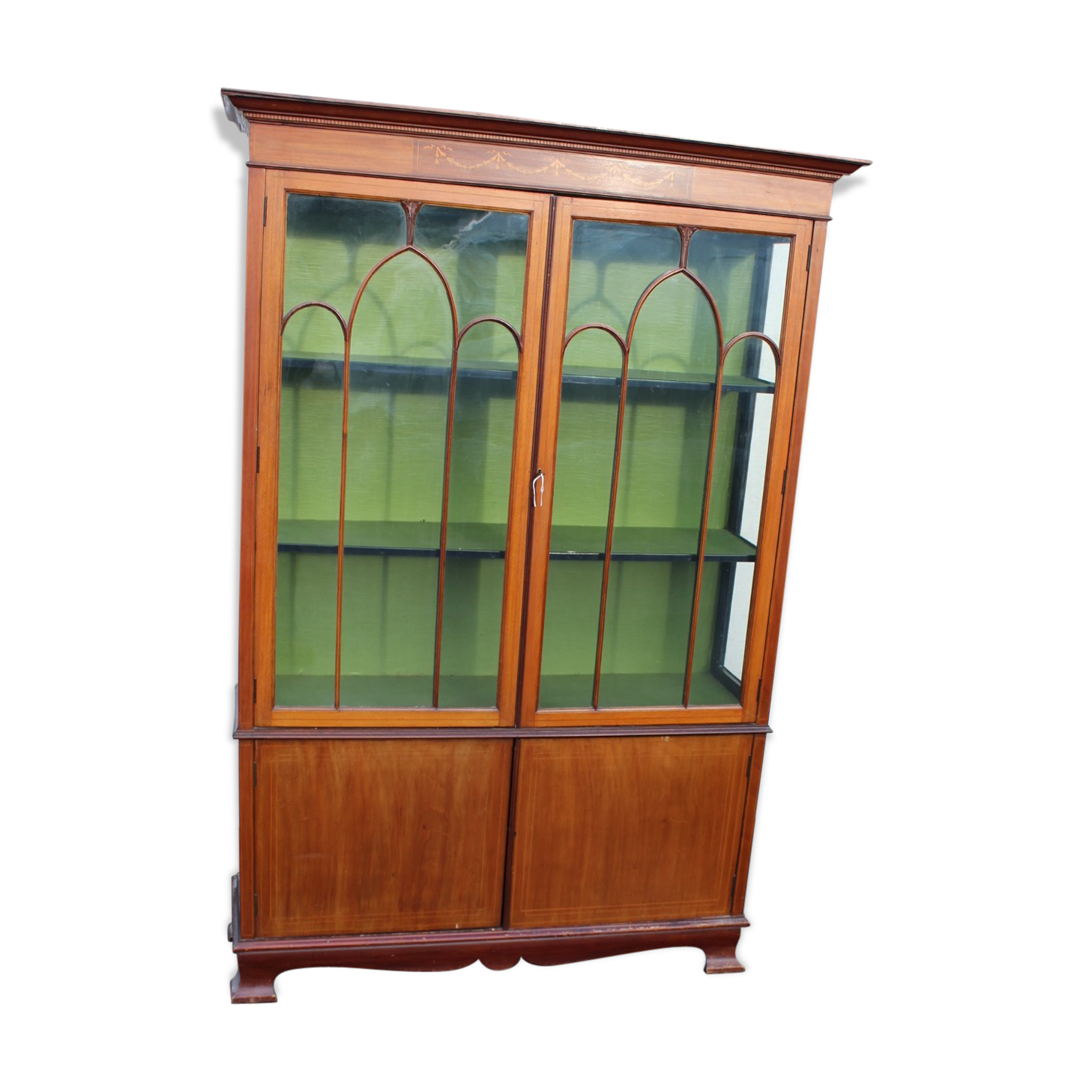 Mahogany china cabinet