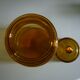 Amber clear glass candy