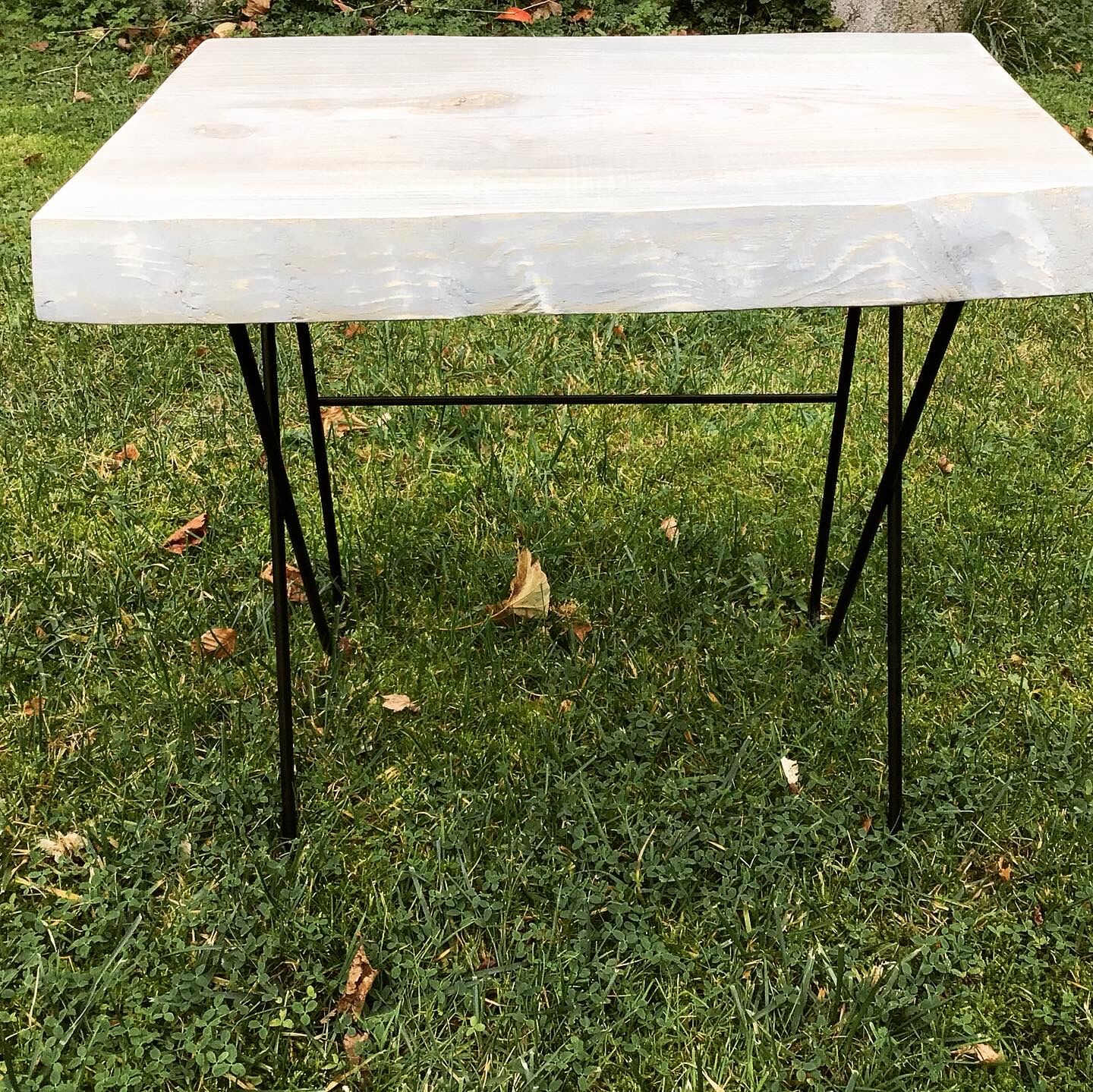 Solid wooden console