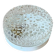Small round wall lamp ceiling light in glass vintage diamond point