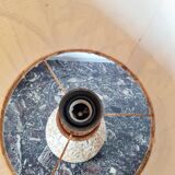 Vintage lamp with textured shade