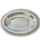 Art Deco silver metal dish