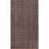 Vintage Turkish Oushak Rug Handwoven 141x356 cm