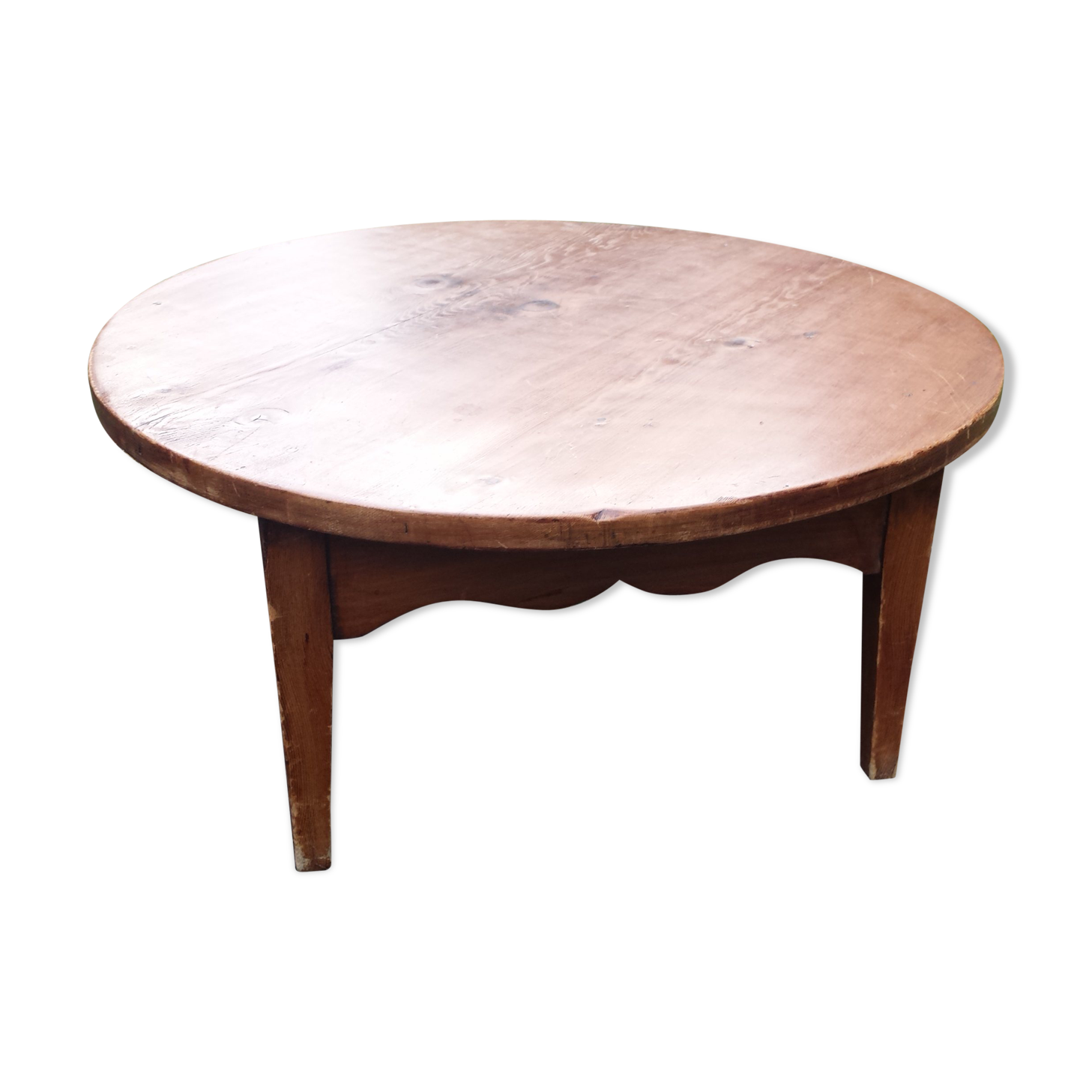 wooden coffee table