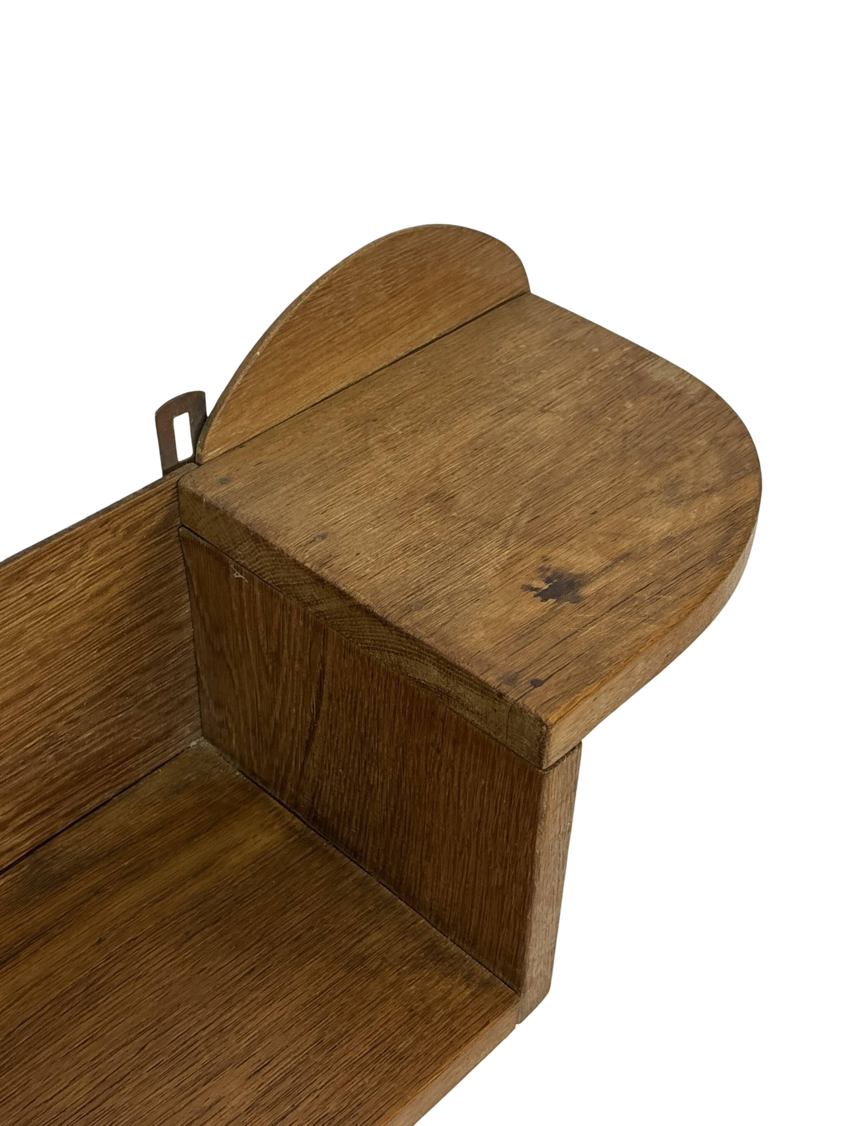 Vintage wooden wall shelve rack bookshelf in wood minimalist