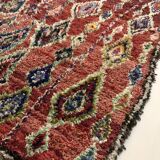 Moroccan Berber carpet Boucherouite 1.63x1.10m
