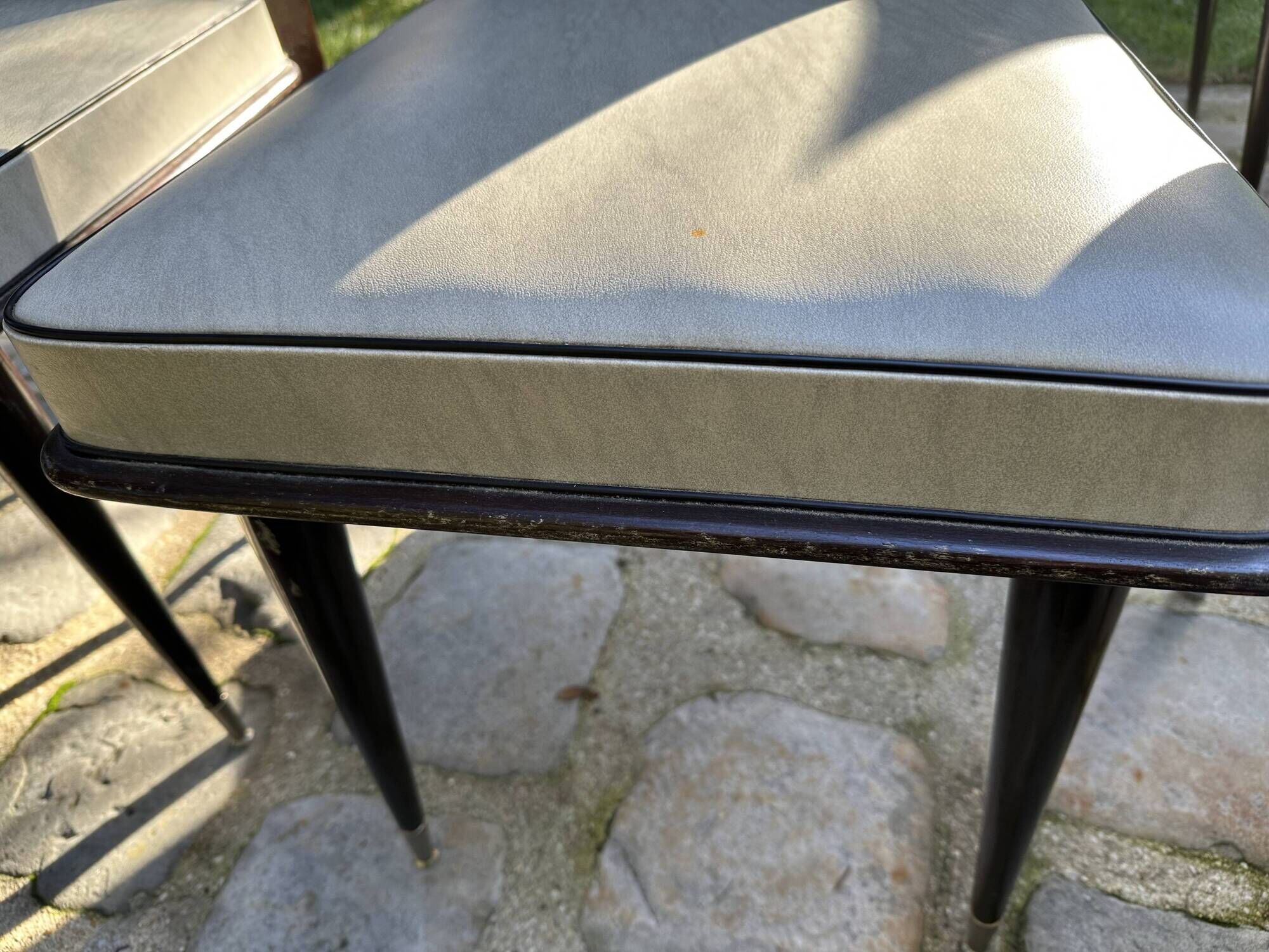 Set of 6 high back dining chairs from the 1950s - 1960s