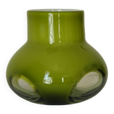 Vase en verre soufflé Space Age