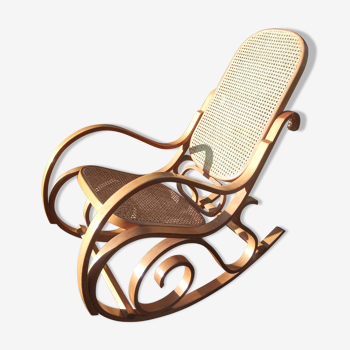 Rocking chair in bent wood