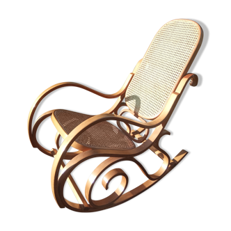 Rocking chair in bent wood