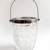 Glass table ice bucket