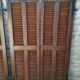 Oak shutters