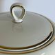 Bavarian porcelain tea service with gold trim.
