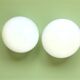 Pair Art Deco white glass wall or ceiling lamps