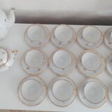 Full coffee service in Limoges porcelain
