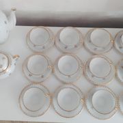 Full coffee service in Limoges porcelain