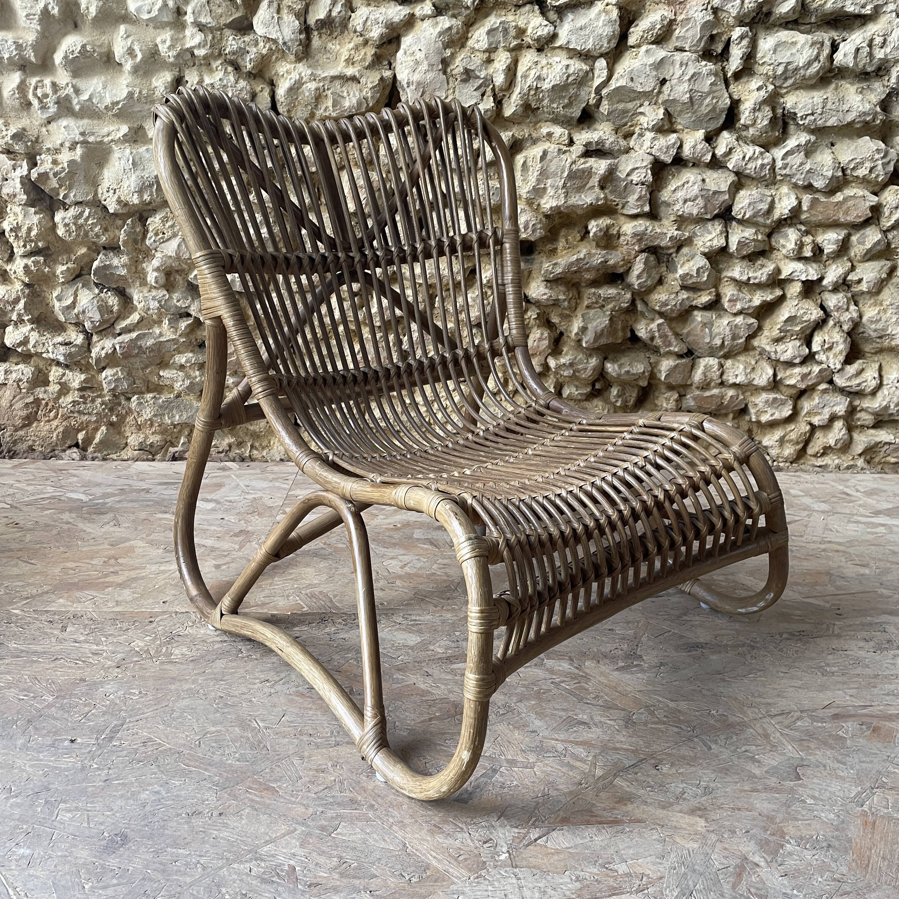 Reed armchair