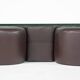 Coffee Table and 4 Stools by Guido Faleschini, Leather, 1970s