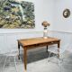 Old small farmhouse table from the 1930s.