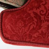 Large Victorian Sofa and Matching Ottoman, United Kingdom, 1890s