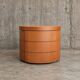 2 x cherry wood night stands / bedside tables / 3 drawers / 1990s
