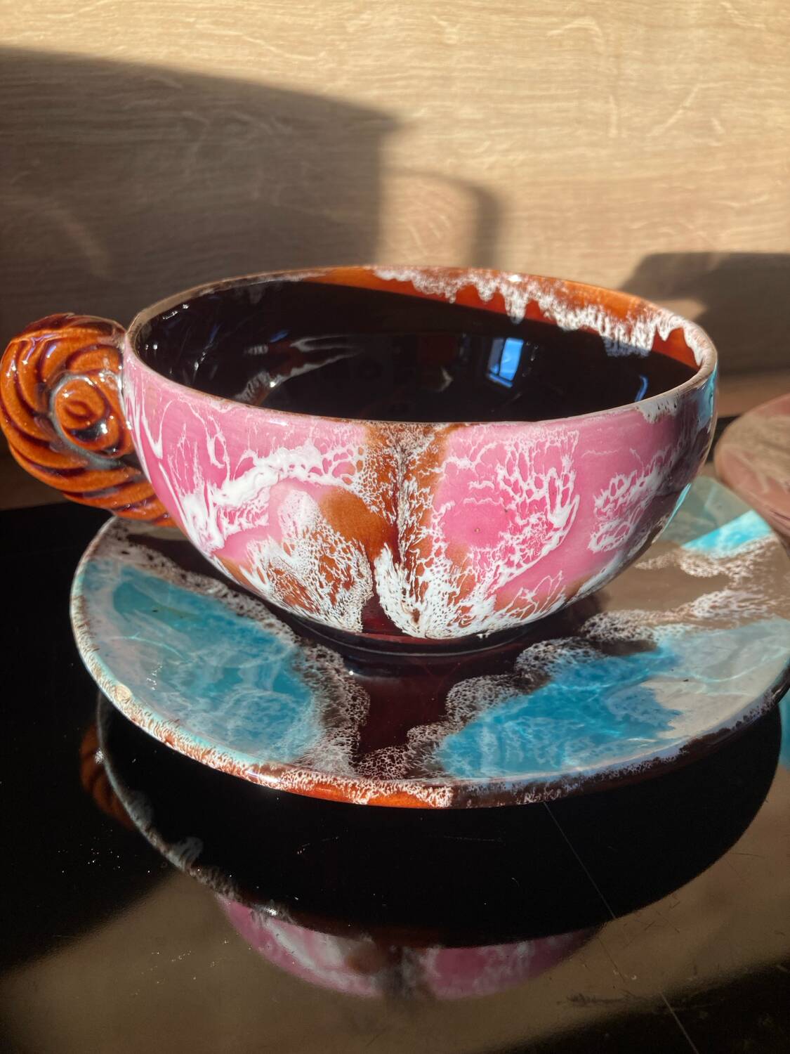 2 large breakfast cups Vallauris