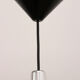 Vintage glass hanging lamp by Peill & Putzler, 1960