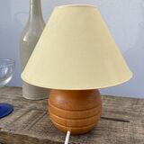 Wooden ball lamp 80s