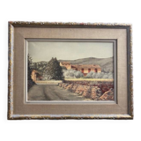 Canvas of Sarazanas, Provençal farmhouse
