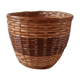 Wicker pot cover / vintage rattan 70s