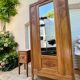 Art deco wardrobe and bedside table