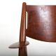CH-28 Teak and Unika Vaev Easychair by Hans J. Wegner 1960s