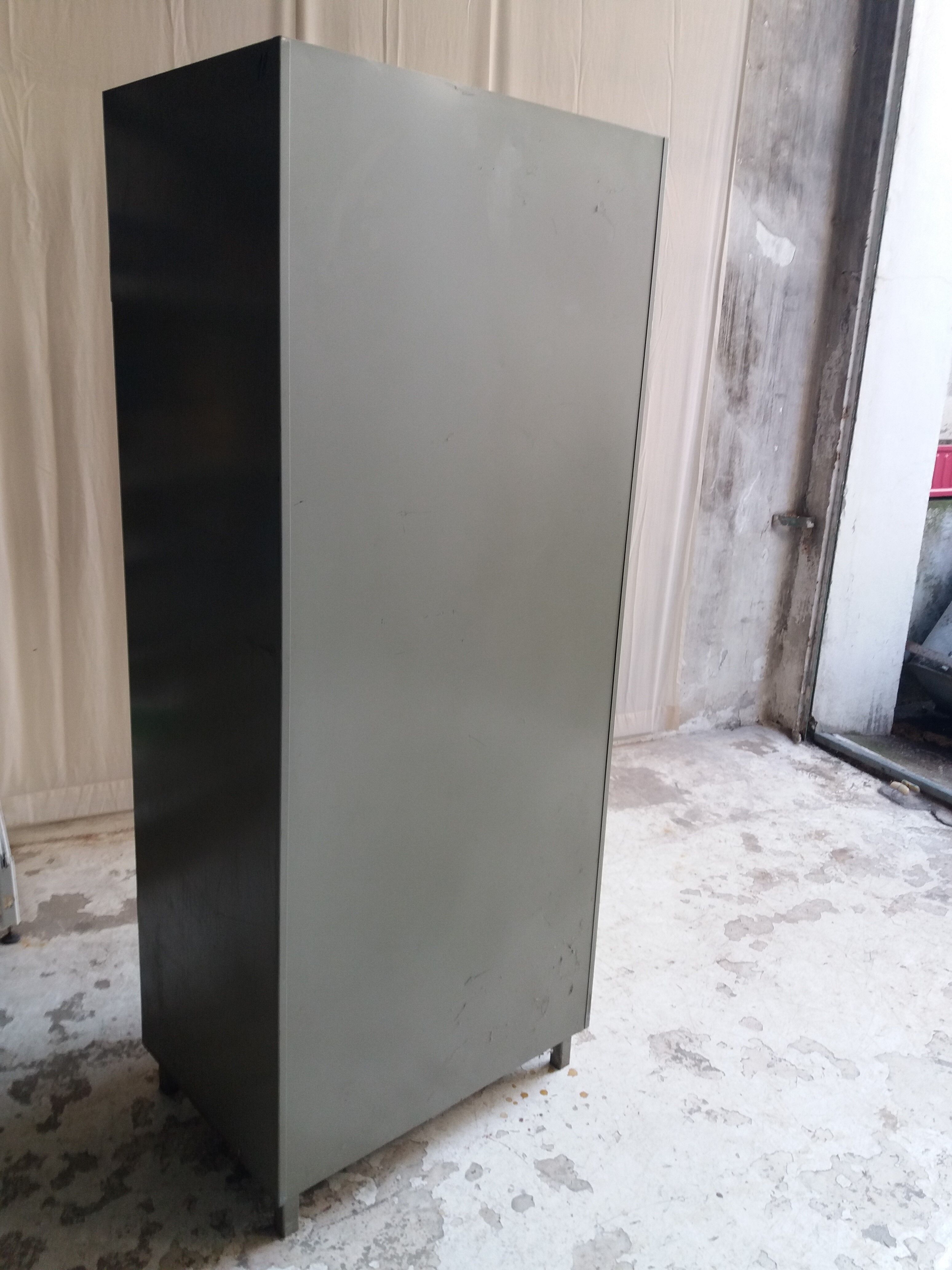 Vintage 2-door metal cabinet