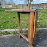 Antique folding oak table