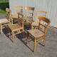 Set de 6 chaises brutes