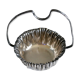 Silver metal basket