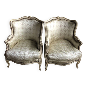 Deux fauteuils de style - louis