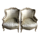 Two Louis XV style armchairs