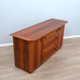 1970s Italian design brutalist-modernist geometric sideboard