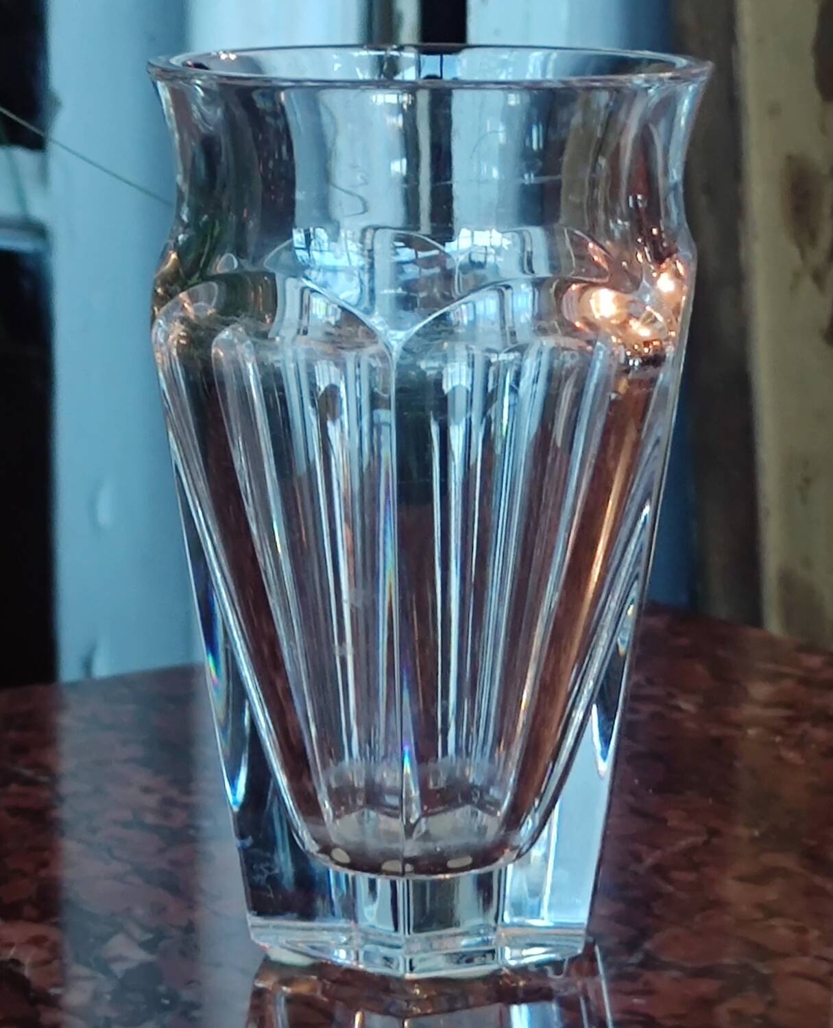 Old small Baccarat crystal vase