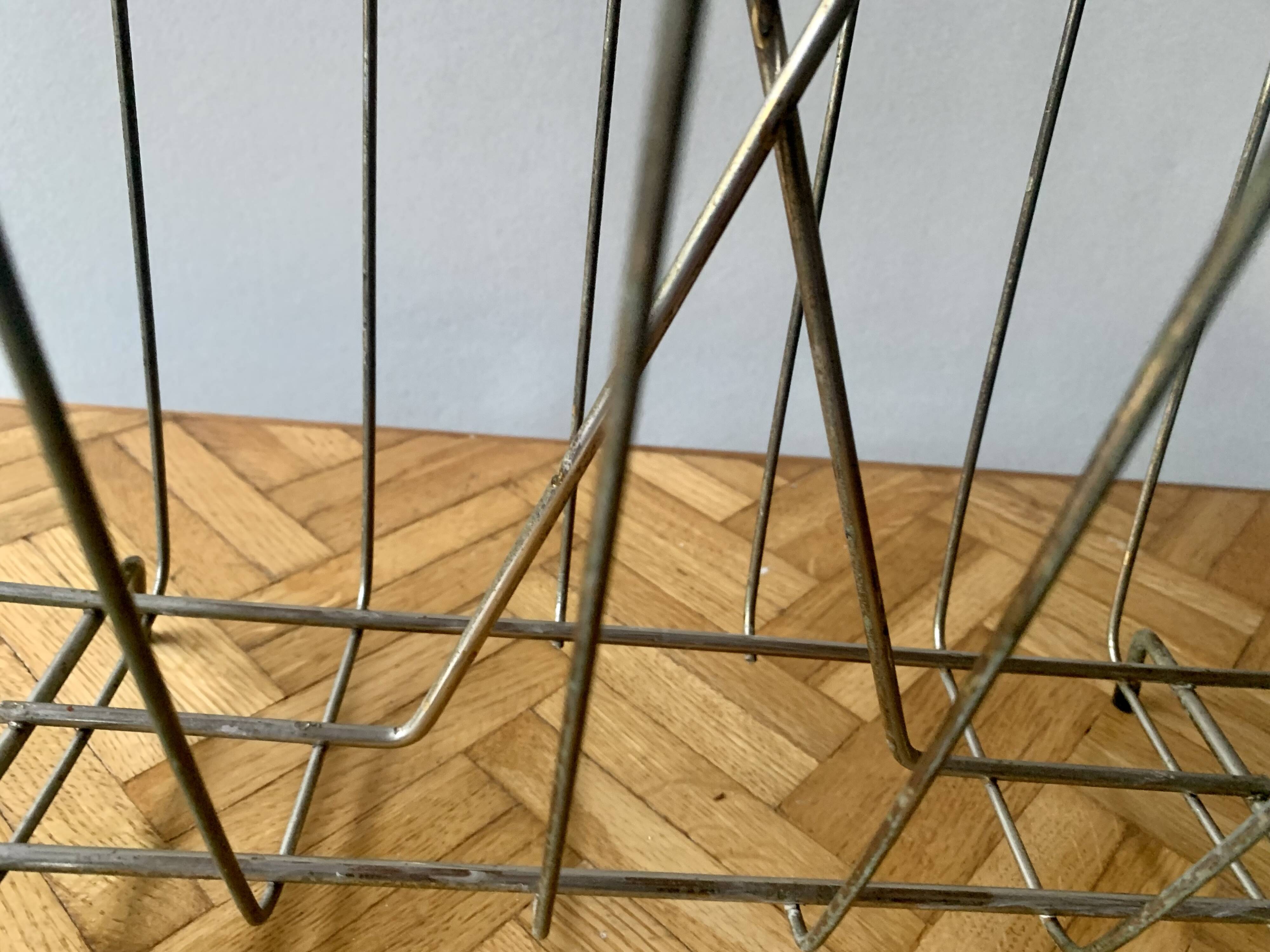 Old metal magazine rack - 1950