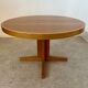 Vintage 70s Scandinavian design oak extendable table