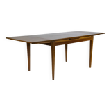 Extendable vintage dining table, walnut, 1960s
