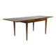 Extendable vintage dining table, walnut, 1960s